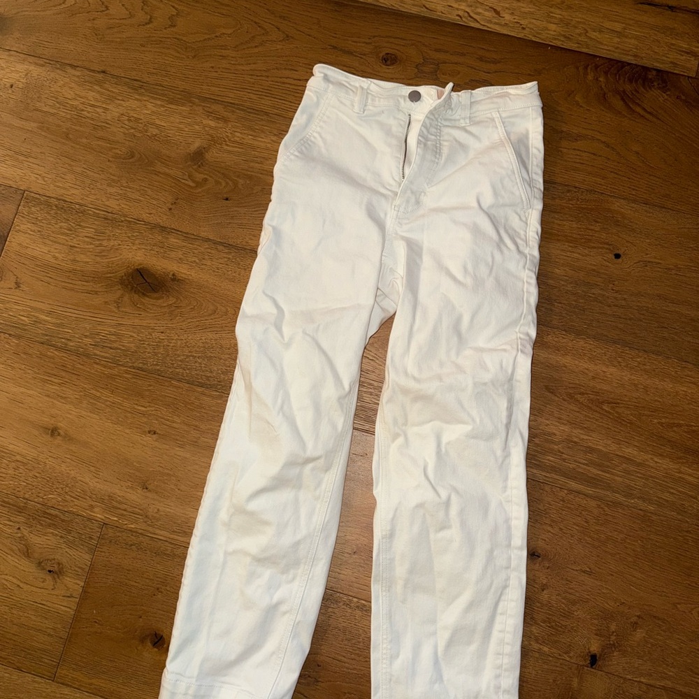Everlane White Women’s Straight-Leg Jeans